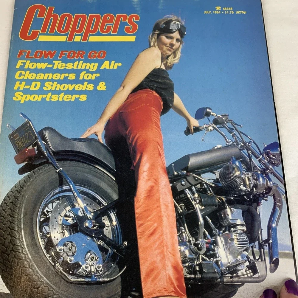 Lot‎ Of 4 Choppers Magazines 1981 June, July, October, November